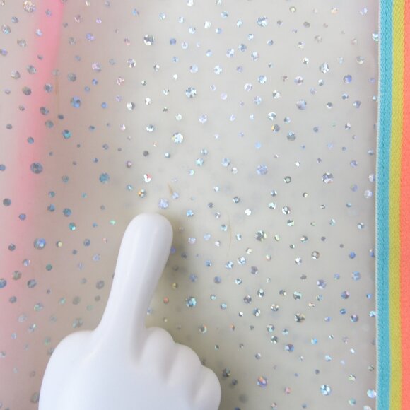 Gap Toddler Girl Size 3 Years Sparkle Rain Jacket Zipper Closure Hooded - Picture 12 of 14